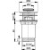 Issue Alcaplast a391, for the washbasin, 5/4 ", with overflow, with a small plug
