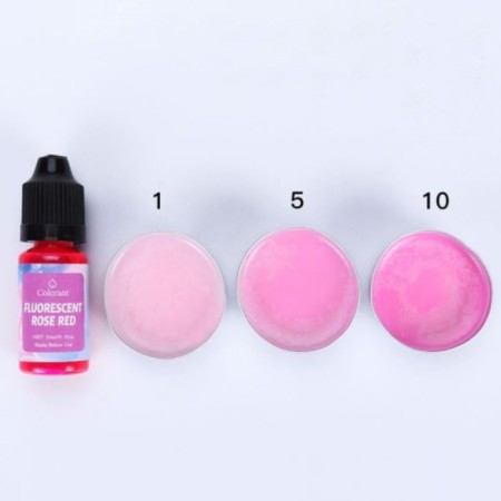 Paint (pigment) for wax "fluorescent pink" 10 ml
