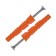 Dowel "Zubble", universal, with a side, with a screw, polypropylene, 10x61 mm, 8 pcs