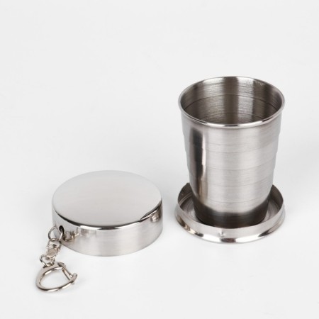 Gift set 4 in 1: Flaw 900 ml, 3 folding glasses of 70 ml, in a case-5