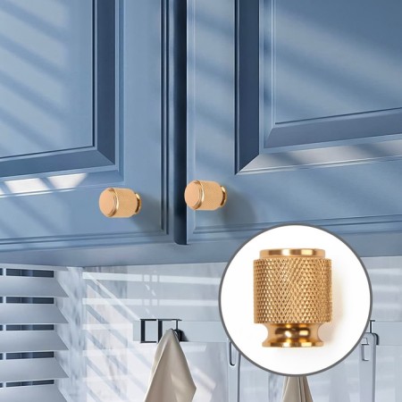 Handle button Cappio PK327, D = 20 mm, color gold