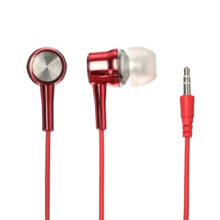 Headphones Luazon LN-3, vacuum, red