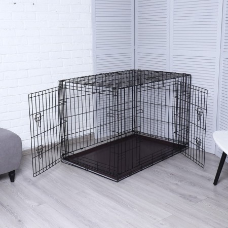 Dogs for dogs No. 4 with a pallet, folding, 94 x 64 x 72 cm-6