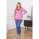 Female jumper, size 60, pink color