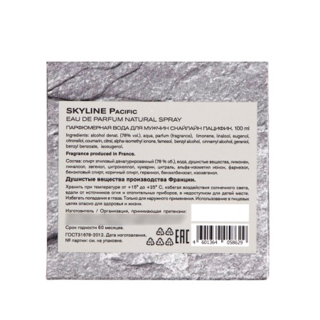 Perfumery water men's Skyline "Pacific", 100 ml-4
