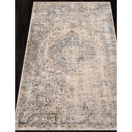 Rectangular Lysandra Hali Shanti carpet, size 150x80 cm, color Cream-1