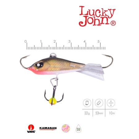 Balancir Lucky John Baltic 5 + tee, 5 cm, color 10th blister-1
