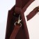 Cross-Bodi Bag on a zipper, white/brown color