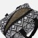 Cosmetic bag with lightning, black color