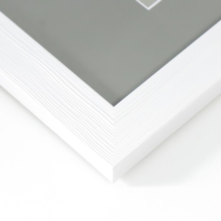 Photo frame Plastic "Bella" 21x30 cm, white-3