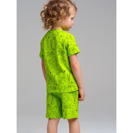 Pajama for the boy PlayTode: T -shirt and shorts, height 110 cm-1