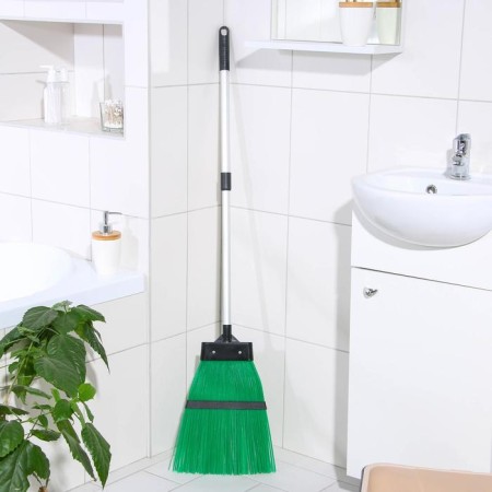 Broom plastic shares, aluminum telescopic stalk-2