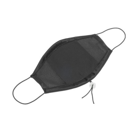 The mask is fabric, reusable, adjustable, packing 2 pcs, black-1