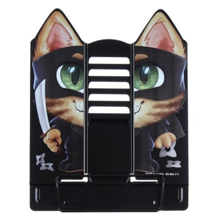 Book stand 21 x 20.5 x 16.5 cm "Cat", Metal, mix-3