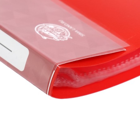 Folder with 20 A4 inserts, 600 μm, Calligrata, 15 mm, red-3