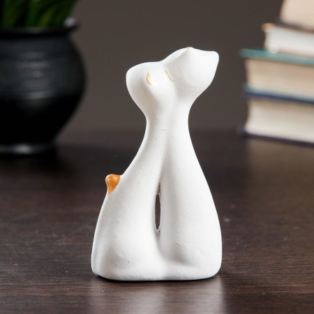 Figure "Cats Lovers" White 3x65x12cm-2