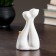 Figure "Cats Lovers" White 3x65x12cm
