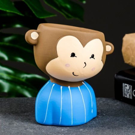 Pot "Cute Monkey" 6x11cm-1