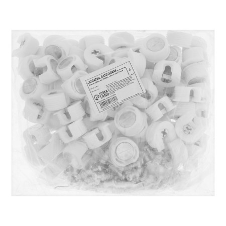 Screed furniture tundra, 100 pcs, white color-5