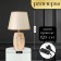 Table lamp "Versailles" E14 40W gold 20x20x33 cm