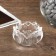 Glass of glass for 1 candle "Back" transparent 3.5x5.8x5.8 cm