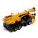 The radio -controlled “construction” crane, a mobile arrow, works from the battery