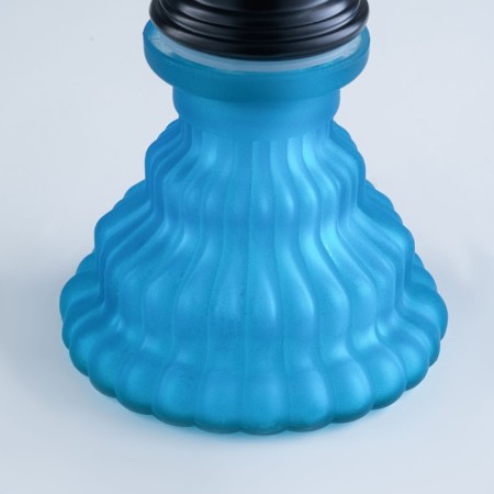 Hookah "Taishet", small, shaft of ball, 27 cm, d bowl-5 cm, blue-3