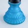 Hookah "Taishet", small, shaft of ball, 27 cm, d bowl-5 cm, blue
