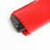 Women's wallet with lightning, red color