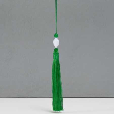 Textile suspension, plastic "Brush. Lotus" Green 1.2x2.7x14.5 cm-1