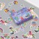 Stickers for creativity "Adventures of astronauts" embossing silver set 48 pcs 9x7x0.8 cm