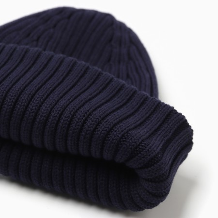 Baby hat, dark blue color, size 52-54 (4-6 months)-1