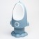 Pissue pot, "rocket", blue color