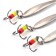 Vertical "Yaman" Malek with a tee, size 28 mm, 1.3 g, color nickel