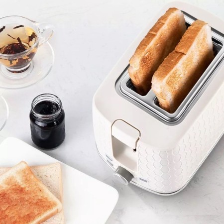 Toster KitFort KT-6075, 930 W, 7 fry modes, 2 toasts, beige-2
