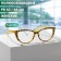 Ready glasses GA0294 (color: C2 yellow; diopter: +3; tint: no)