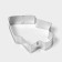 Forms for cookies New Year's "Christmas", set of 4 pcs, stainless steel, silver