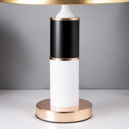 Table lamp Versalya E27 40W white-gold 27x27x47 cm Risalux-3
