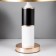 Table lamp Versalya E27 40W white-gold 27x27x47 cm Risalux