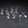 Set of glass containers Villa Patisserie, with a lid, one capacity 210 ml, 3 pcs