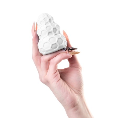 Masturbator A-Toys Flaff, TPE, white color, 8cm, D 2.9 cm-10