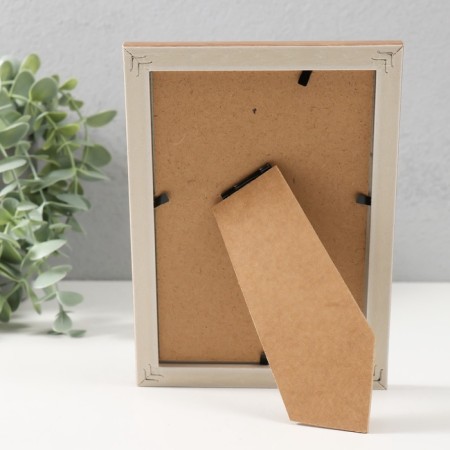 Photo frame plastic 10x15 cm "Extended wood rhombus" 12x17 cm-4