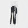 A set of plastic disposable cutlery "Elites", 5 objects: fork, spoon, knife, toothpick, napkin, 18 cm, black color black