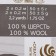 Fasting wool 100% thin wool 50g (1514-dark mallow)