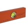 SPARTA level, 200 cm, aluminum, 3 eyes, orange, ruler