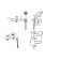 ESKO DELHI DL 54 bath mixer, short spout, without shower set, chrome