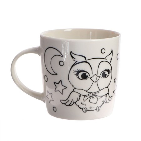 Lunar painting Mugs “Smile. Owl ", 300 ml-8