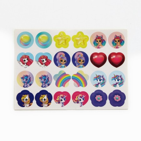 Clips stickers "Be the brightest" children, 12 pcs-1