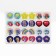 Clips stickers "Be the brightest" children, 12 pcs