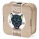 Wooden, curly puzzle EWA "Black Panther", 42x38 cm
